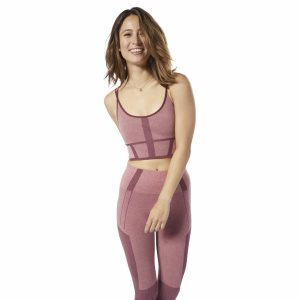 Reebok Nature X Low-Impact Seamless Bh Damen - Rosa - DE 673-UFN